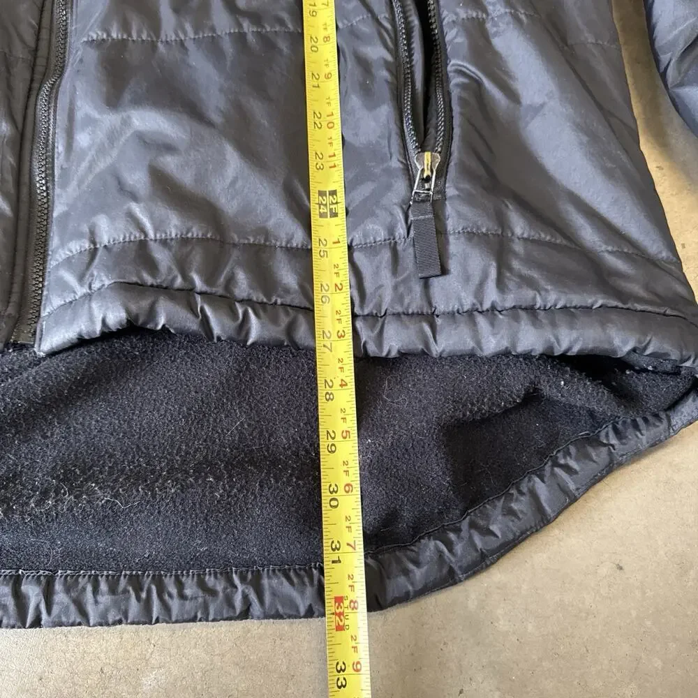 J CREW EXPEDITION DOWN PUFFER JACKET Black Soft Shell‎ Vintage Mens Large Tall